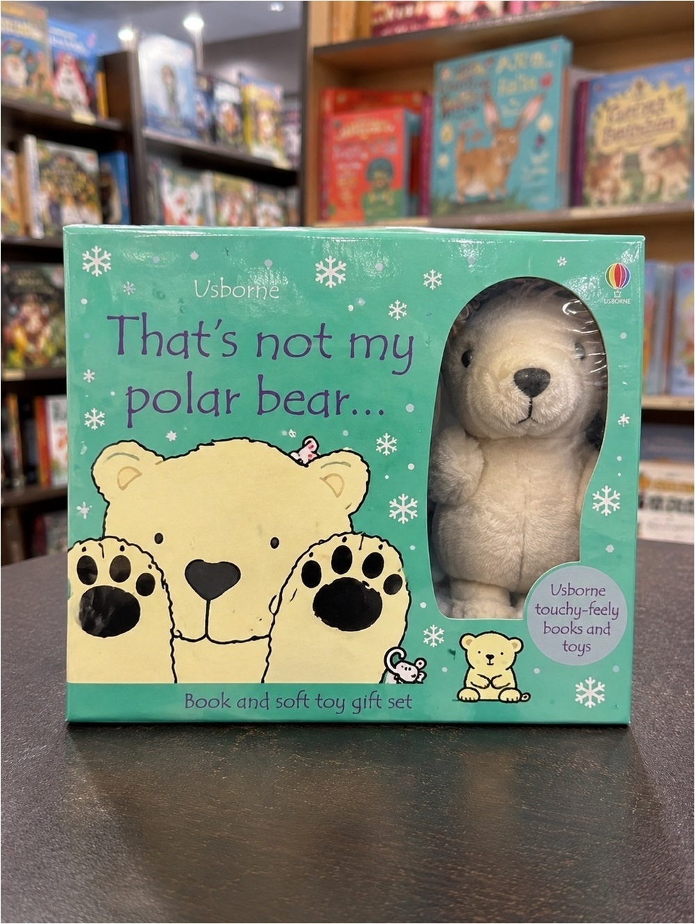 Usborne That’s Not My Polar Bear Touchy-Feely Book & Plush Gift Set